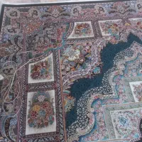 یک جفت فرش ۷۰۰شانه حوض نقره سرمه ای|فرش|ورامین, ورامین|دیوار