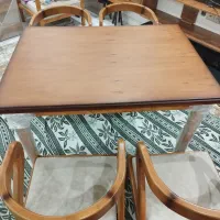 میز نهار خوری ۴ نفره چوبی|میز و صندلی غذاخوری|تهران, امام حسین|دیوار