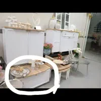 میز جلومبلی مربع
