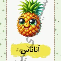 فلش کارت آموزشی میوه|لوازم التحریر|قم, شهر قائم|دیوار