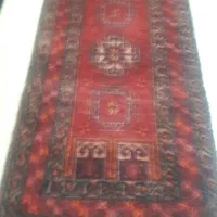 فرش قدیمی دستبافت عتیقه متراژ 1متر در 50 سانت