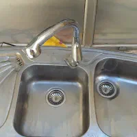 سینک دوقلو و شیر