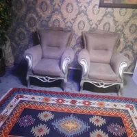 فر ش ۲ عدد مبل تک نفره در حد واقعا نو