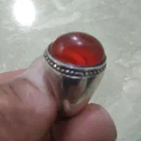 انگشتر عقیق کهنه طوقدار|جواهرات|نهاوند, |دیوار