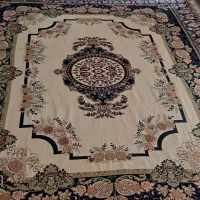 روفرشی مخمل دو رو سرمه ای، نه متری|روفرشی|یزد, |دیوار