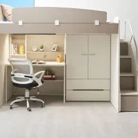 تخت دو طبقه مدل خانه کوچک تختخواب سیسمونی