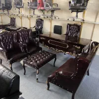 مبلمان اداری کلاسیک میز مدیریت صندلی