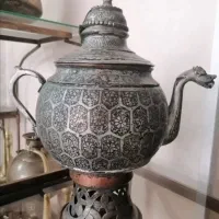 سماور و قوری و سینی  سینی