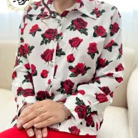 شومیز طرح‌دار و ساده زنانه در تنوع رنگ و سایز