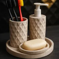 ست مایع دستشویی|لوازم سرویس بهداشتی|زاهدان, |دیوار