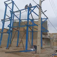 فروش یک دستگاه ساختمان دوطبقه اسکلت فلزی