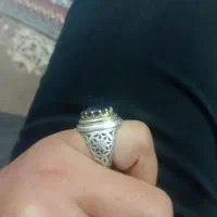 انگشتر رکاب دست۹۲۵ نگین آمیتیس یاقوت اصل|جواهرات|مشهد, امام رضا (ع)|دیوار
