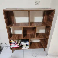 کتابخانه چوبی با ابعاد ۱۰۰ * ۱۲۰ * ۲۵ سانتی‌متر|کتابخانه، شلف، قفسه‌های دیواری|تهران, هروی|دیوار