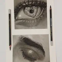 طراحی سیاه قلم حرفه ای|تابلو، نقاشی، عکس|بندر کنگان, |دیوار