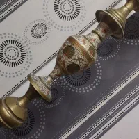 قلیان بلند برنجی اصیل زیبا قیمت مناسب