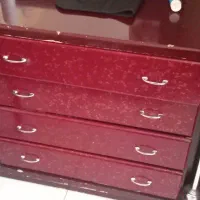 تختخواب دونفره با میز آرایش و آینه بدون تشک