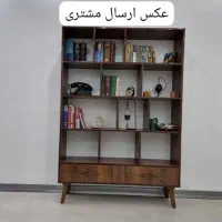کتابخانه دوکشو پایه دار ارسال رایگان و فوری|کتابخانه، شلف، قفسه‌های دیواری|تهران, شهرک غرب|دیوار