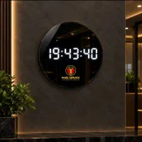 ساعت دیجیتال گرد دیواری