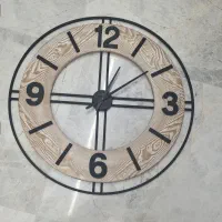 ساعت دیواری روستیک لوتوس