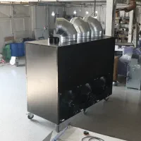 هیتر بخاری گلخانه ای فن دودکش دار  صنعتی 320 گازی