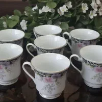 فنجان بشقاب پارچ قندان لوازم منزل