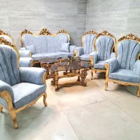 مبل استیل ۹ نفره با پارچه نو رویال