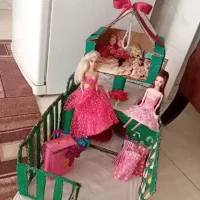 عروسک باربی زیبا با خانه