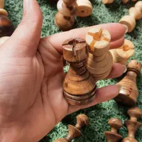 تخته نرد و مهره شطرنج چوبی|اسباب‌‌بازی|رشت, هلال احمر|دیوار