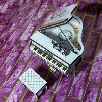 پیانو دکوری ( مینیاتوری )|پیانو، کیبورد، آکاردئون|نقده, |دیوار