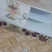 تخت خواب دخترانه کودک نوجوان همراه تشک|تخت و صندلی بچه|تبریز, |دیوار