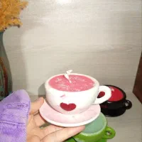 فنجون شمع های فانتزی|صنایع دستی و سایر لوازم تزئینی|اصفهان, شفق|دیوار