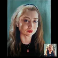 نقاشی چهره طراحی چهره سیاه قلم و رنگی|تابلو، نقاشی، عکس|شیراز, عفیف‌آباد|دیوار
