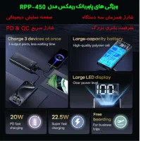 پاوربانک ریمکس پاور بانک هوشمند ۲۰۰۰۰ نو و آکبند|لوازم جانبی موبایل و تبلت|کرج, حسن آباد|دیوار