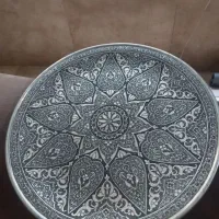 سینی دیواری قدیمی ریز قلم کاری