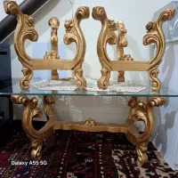 مبل ۹نفره با ۴عدد جلو مبلی کاملا سالم و تمیز