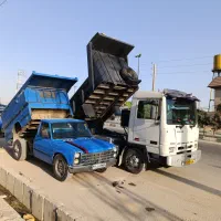 حمل نخاله ساختمانی با نیسان و بادسان کمپرسی