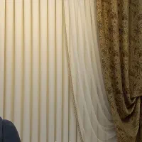پرده چکی فروش انواع حریر کتان مخمل|پرده، رانر، رومیزی|قم, آزادگان|دیوار