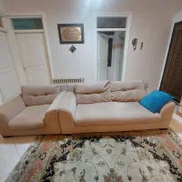 مبل  راحتی ترک ۷ نفره رنگ نسکافه ای