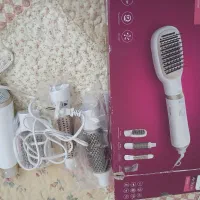 برس و سشوار و برس پیچ پک کامل نو