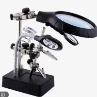 گیره مونتاژ گیره برد دو ذره بین دار