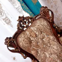 مبل سلطنتی ۹نفره اصل چوب راش گرجستان بامیزهاش