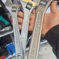 آچار فرانسه سایز ۱۰ ،۱۲ و۱۵ اینچ جنس کروم وانادیوم