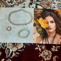 گردنبند و دستبند و انگشتر زیبای دخترانه