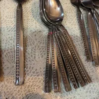 ظرف میوه برنجی هندی و سرویس قاشق چنگال ظروف دیگر|ظروف سرو و پذیرایی|تهران, چیتگر شمالی|دیوار