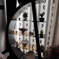 ویترین ۴ طبقه ای چوبی|بوفه، ویترین، کنسول|بیرجند, |دیوار