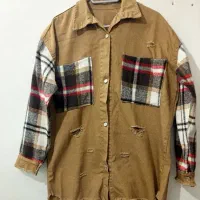 مانتو کتان اسپرت پاییزه فقط همین دوتا مونده|لباس|بروجرد, |دیوار