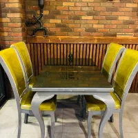 میز صندلی نهار خوری جهت کافه فست فود رستوران