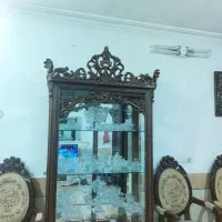 ویترین سالم چوب گردو