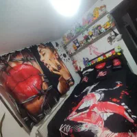 سرویس روتختی دو نفره و پرده و لحاف