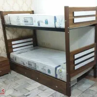 تخت خواب دو طبقه حاجی پور(تختخواب۲دوطبقه)تشک پاندا|تخت و سرویس خواب|مشهد, حسینآباد|دیوار